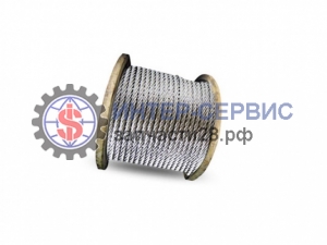 Трос стальной основной лебедки 10010203, 14NAT35Wx7-1960 подходит для автокрана SANY QY20C