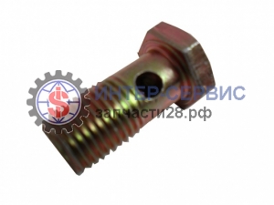 Болт штудерный (полый) топливный WP10,WP12 612639000049
