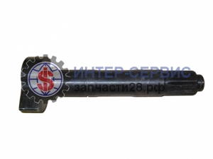 Вал тормозной левый 19 зуб. DZ9112340139 SHAANXI