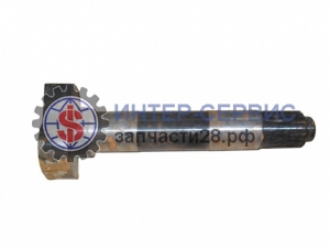 Вал тормозной левый 19 зуб. DZ9112340140 SHAANXI