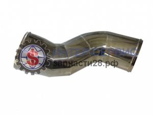 Патрубок интеркулера металлический DZ9112531404 SHAANXI