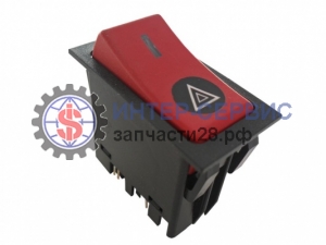 Включатель кнопочный аварийного сигнала 81.25505.6291 SHAANXI