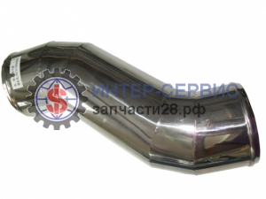 Патрубок интеркулера металлический DZ9118532002 SHAANXI