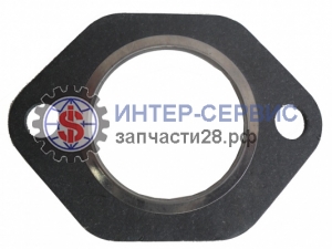Прокладка выпускного коллектора паранитовая с метал. кольцом WEICHAI WP10 61560110242