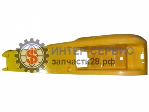 Бампер SHAANXI F2000 окрашенный оранжевый пластмассовый 81.41610.4114