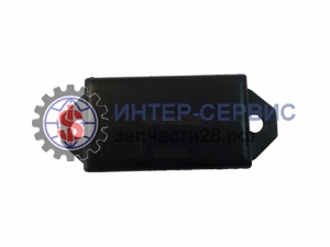 Отбойник передней рессоры (резиновая прямоугольная 63x35x160 c 2 ушками) WG9323520010/2