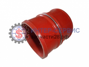Патрубок интеркулера F2000 E-2 DZ9112530007 SHAANXI