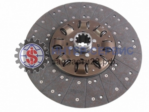 Диск сцепления (430*240) (10*50,8) DZ1560160012 / DZ1560160020 SHAANXI