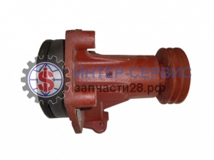 Насос водяной (помпа) охлаждающей жидкости WD615 Shantui 2 клиновых ремня 612600060131